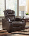 Warnerton PWR Recliner/ADJ Headrest Huntsville Furniture Outlet