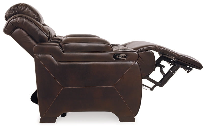 Warnerton PWR Recliner/ADJ Headrest Huntsville Furniture Outlet