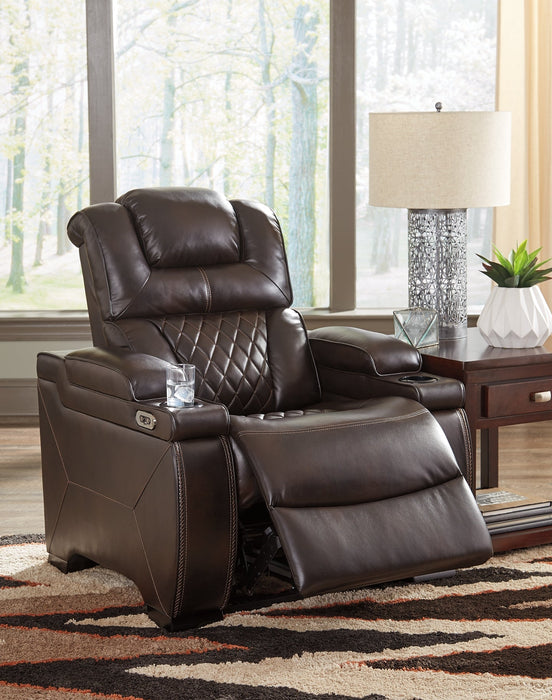 Warnerton PWR Recliner/ADJ Headrest Huntsville Furniture Outlet