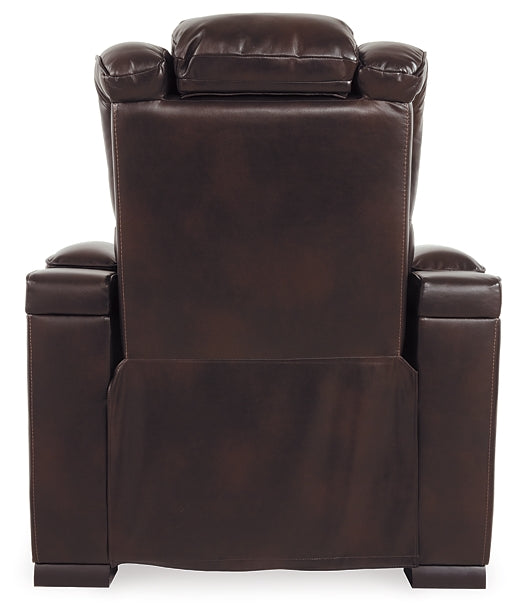 Warnerton PWR Recliner/ADJ Headrest Huntsville Furniture Outlet