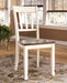 Whitesburg Dining Table and 6 Chairs with Storage Huntsville Furniture Outlet