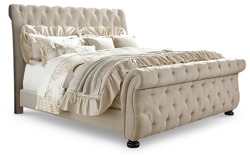 Willenburg Queen Upholstered Sleigh Bed Huntsville Furniture Outlet