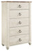 Willowton Five Drawer Chest Huntsville Furniture Outlet