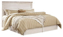 Willowton Queen/Full Panel Headboard with Mirrored Dresser, Chest and Nightstand Huntsville Furniture Outlet