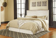 Willowton Queen/Full Panel Headboard with Mirrored Dresser Huntsville Furniture Outlet