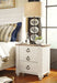 Willowton Queen/Full Panel Headboard with Mirrored Dresser and 2 Nightstands Huntsville Furniture Outlet