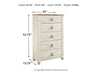 Willowton Queen/Full Panel Headboard with Mirrored Dresser and Chest Huntsville Furniture Outlet