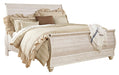 Willowton Queen Sleigh Bed with Dresser Huntsville Furniture Outlet