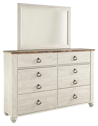 Willowton Six Drawer Dresser Huntsville Furniture Outlet