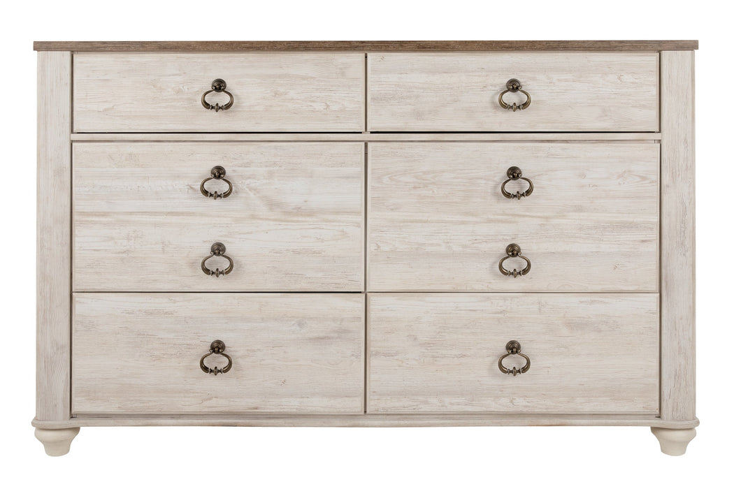 Willowton Six Drawer Dresser Huntsville Furniture Outlet