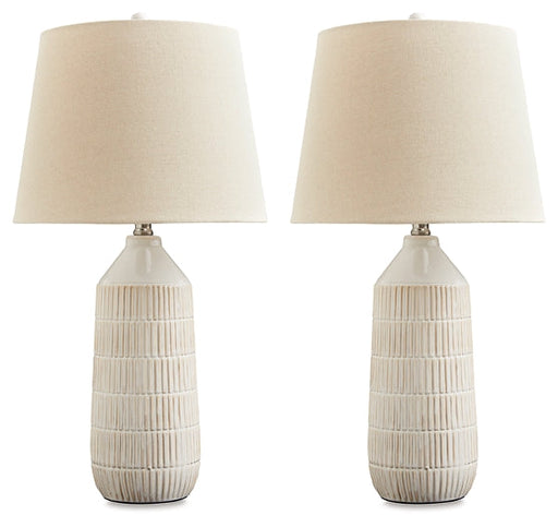 Willport Ceramic Table Lamp (2/CN) Huntsville Furniture Outlet