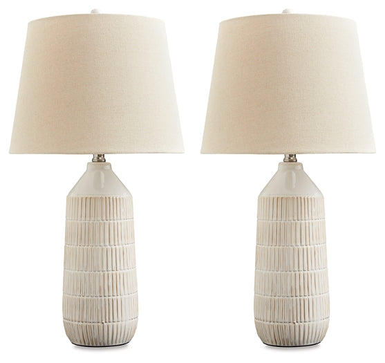 Willport Ceramic Table Lamp (2/CN) Huntsville Furniture Outlet