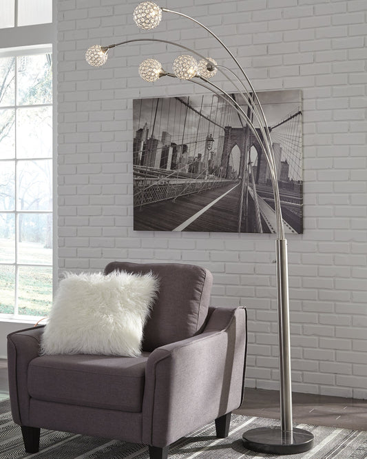 Winter Metal Arc Lamp (1/CN) Huntsville Furniture Outlet