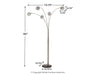 Winter Metal Arc Lamp (1/CN) Huntsville Furniture Outlet