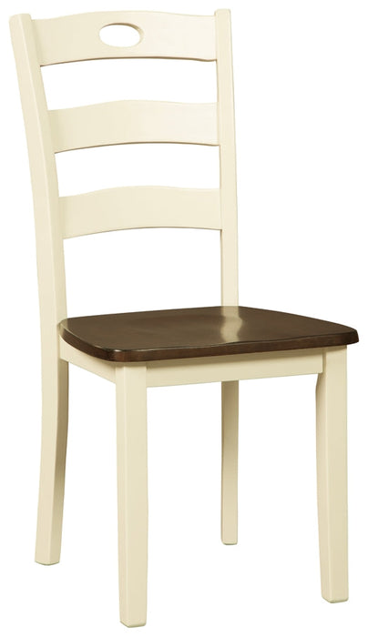 Woodanville Dining Room Side Chair (2/CN) Huntsville Furniture Outlet