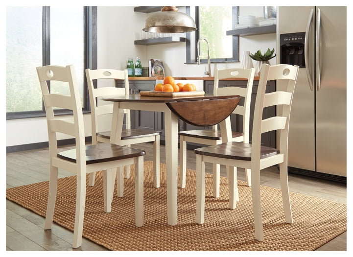 Woodanville Dining Table and 4 Chairs Huntsville Furniture Outlet