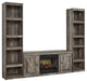 Wynnlow 3-Piece Entertainment Center with Electric Fireplace Huntsville Furniture Outlet