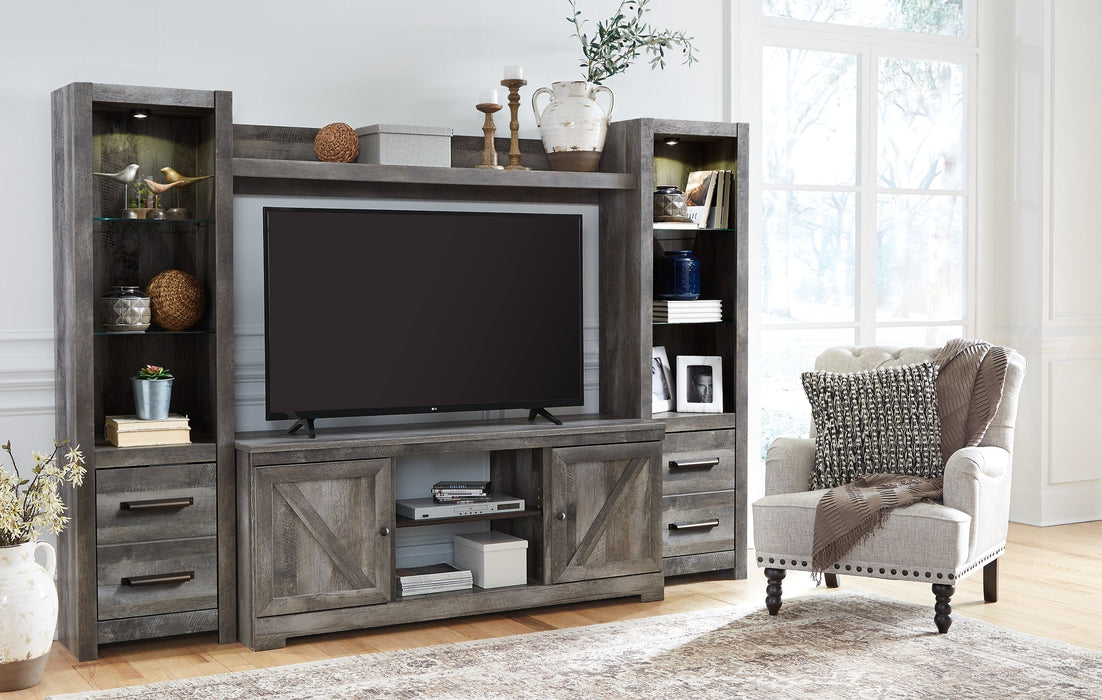 Wynnlow 4-Piece Entertainment Center Huntsville Furniture Outlet