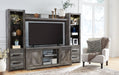 Wynnlow 4-Piece Entertainment Center Huntsville Furniture Outlet