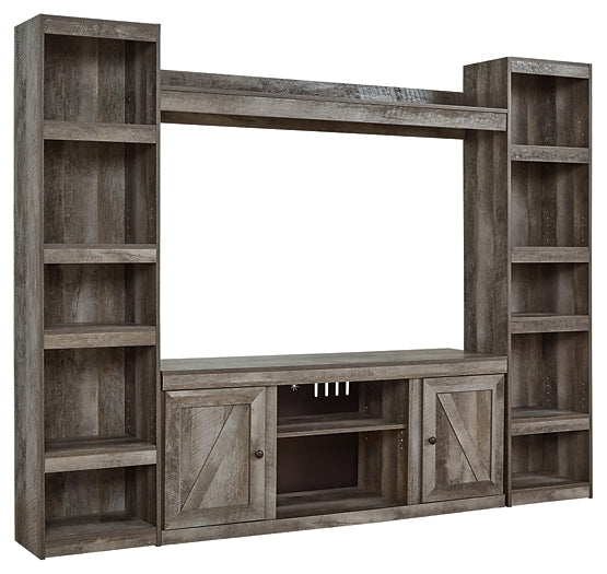 Wynnlow 4-Piece Entertainment Center Huntsville Furniture Outlet