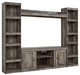 Wynnlow 4-Piece Entertainment Center Huntsville Furniture Outlet