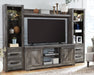 Wynnlow 4-Piece Entertainment Center Huntsville Furniture Outlet