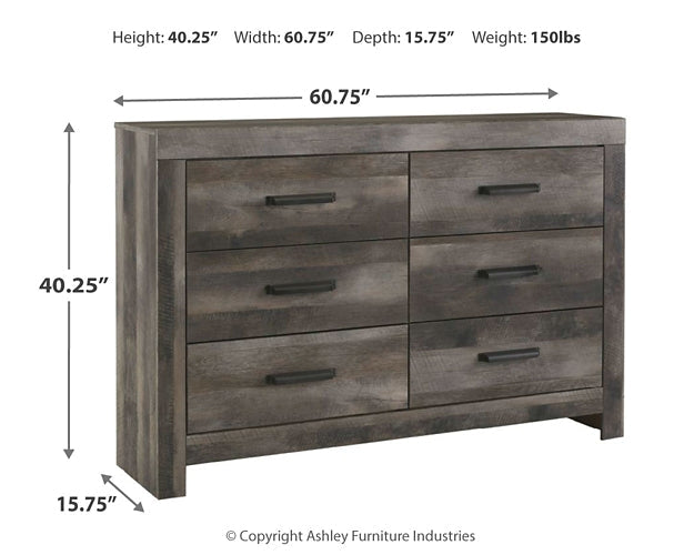 Wynnlow King Panel Bed with Dresser Huntsville Furniture Outlet