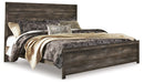 Wynnlow King Panel Bed with Mirrored Dresser, Chest and 2 Nightstands Huntsville Furniture Outlet