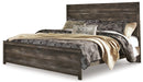 Wynnlow King Panel Bed with Mirrored Dresser Huntsville Furniture Outlet