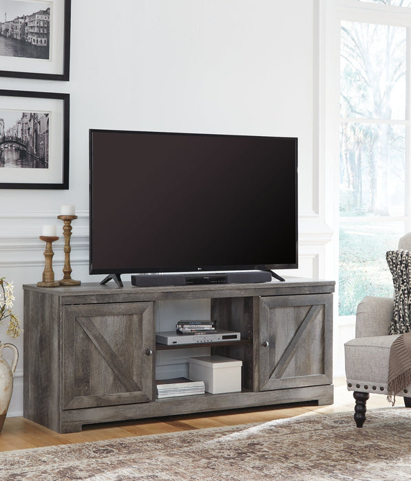 Wynnlow LG TV Stand w/Fireplace Option Huntsville Furniture Outlet