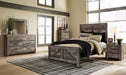 Wynnlow Queen Crossbuck Panel Bed with Dresser Huntsville Furniture Outlet