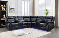 ZENITH BLACK SECTIONAL Huntsville Furniture Outlet