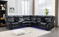 ZENITH BLACK SECTIONAL Huntsville Furniture Outlet