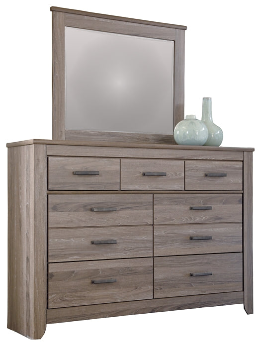 Zelen Dresser and Mirror Huntsville Furniture Outlet