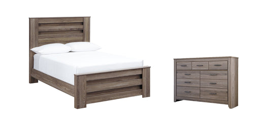 Zelen Full Panel Bed with Dresser Huntsville Furniture Outlet