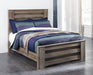 Zelen Full Panel Bed with Mirrored Dresser Huntsville Furniture Outlet