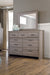 Zelen King/California King Panel Headboard with Mirrored Dresser, Chest and 2 Nightstands Huntsville Furniture Outlet