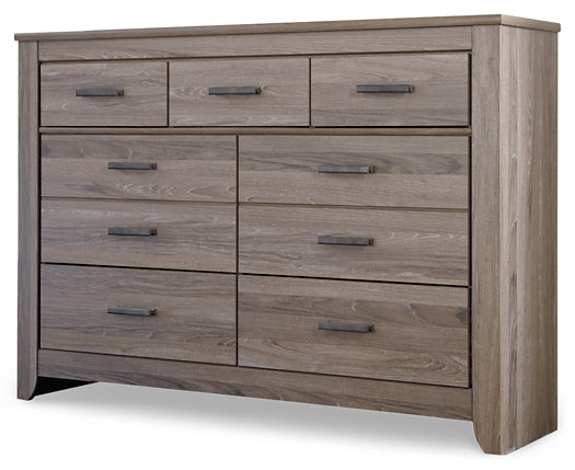 Zelen King Panel Bed with Dresser Huntsville Furniture Outlet