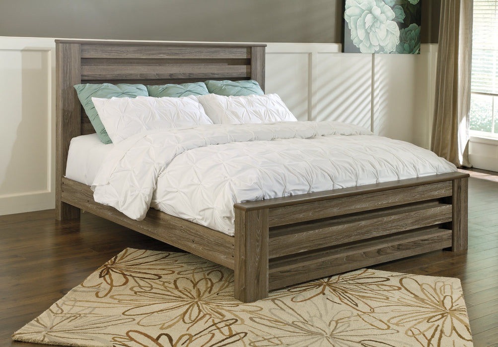 Zelen King Panel Bed with Dresser Huntsville Furniture Outlet