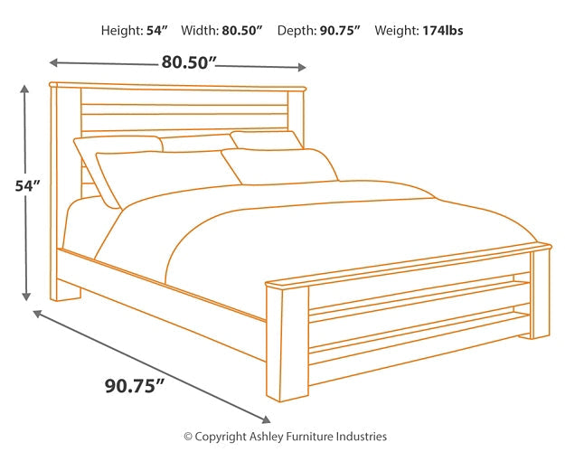 Zelen King Panel Bed with Dresser Huntsville Furniture Outlet