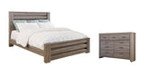 Zelen King Panel Bed with Dresser Huntsville Furniture Outlet