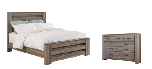 Zelen Queen Panel Bed with Dresser Huntsville Furniture Outlet