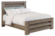 Zelen Queen Panel Bed with Mirrored Dresser, Chest and Nightstand Huntsville Furniture Outlet