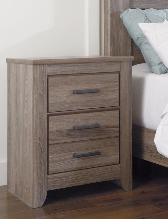 Zelen Two Drawer Night Stand Huntsville Furniture Outlet