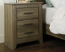 Zelen Two Drawer Night Stand Huntsville Furniture Outlet