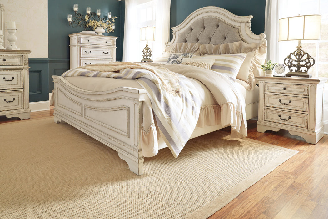 Realyn  Upholstered Panel Bed