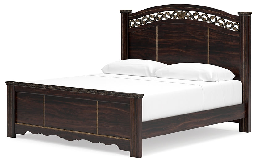 Glosmount Queen Poster Bed