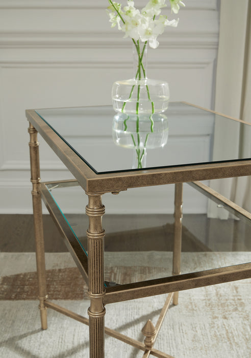 Cloverty Rectangular End Table