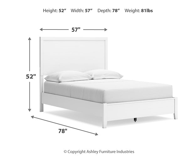 Binterglen Full Panel Bed with Dresser