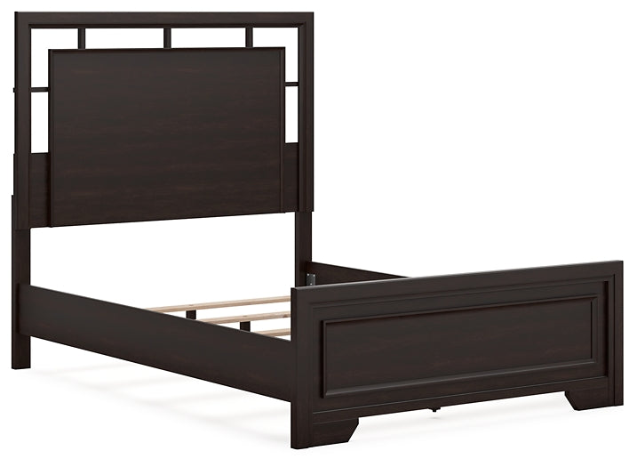 Covetown Full Panel Bed with Dresser